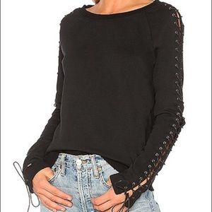 Pam and Gela Laced Sweatshirt. SZ Medium